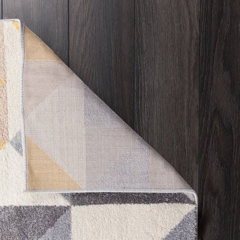 Dunelm Geo Squares Modern Rug