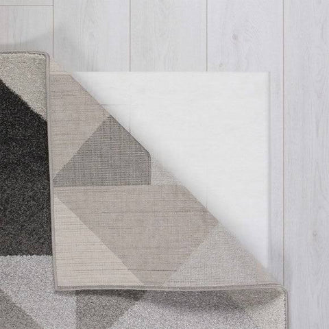 Dunelm Geo Squares Modern Rug