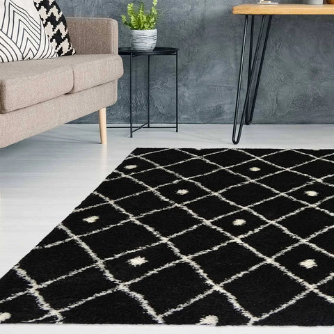 Homemaker Snug Shaggy Diamond Rug