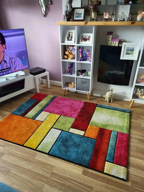 Think Rugs Sunrise Multi Coloured Rug 21821