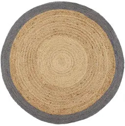 Jenson Border Jute Circular Rug