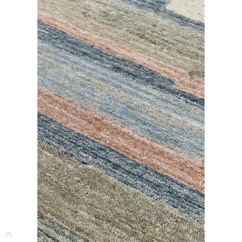 Oriental Weavers Vista Stripes Multi Modern Wool Rug