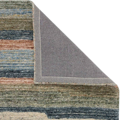 Oriental Weavers Vista Stripes Multi Modern Wool Rug