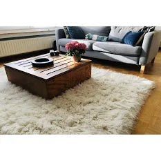 Rugs & Stuff Premium Flokati Rugs in Natural Wool 2000gsm