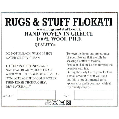 Rugs & Stuff Premium Flokati Rugs in Natural Wool 2000gsm