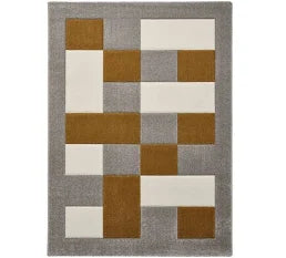 Brooklyn BRK04 Grey Yellow 200cm x 290cm Rug
