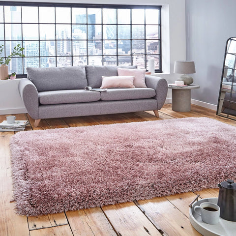 Roseland Furniture Newton Deluxe Hand Tufted Shaggy Rectangular Rug