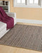 CHAKKAR DARK Stripe Beige Black Rug