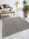 CHAKKAR DARK Stripe Beige Black Rug