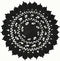 Zarla Black Round Rug