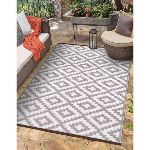 Green Decore Reversible Outdoor Rug