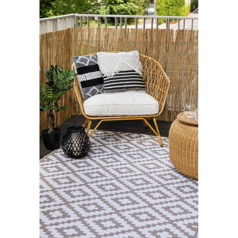 Green Decore Reversible Outdoor Rug