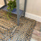Second Nature Online JEANNIE Rectangle Rug Braided with Recycled Denim