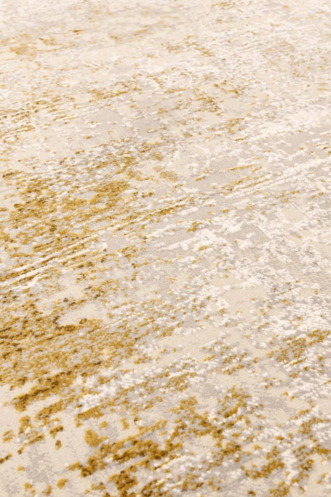 Naken Interiors Asiatic Kuza Border Gold Rug