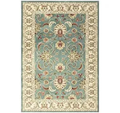 Kendra 45 L Green Traditional Rug
