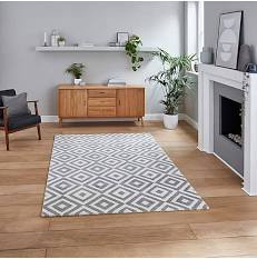 Brooklyn BRK89 Grey/White Rug
