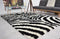 Bravich RugMasters Zebra Pattern Geometric Stripes Design Mix Super Soft High Deep Pile Luxury