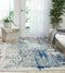 Nourison Maxell MAE16 Ivory Blue Rug