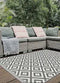 William Armes Duo Weave Indoor/Outdoor Rug Modern Geo