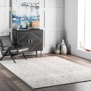 Mistana Keagan Grey Area Rug