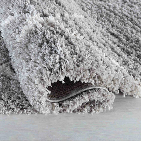 Moroccan Berber Shaggy Rugs Living Room Scandi Design - Grey
