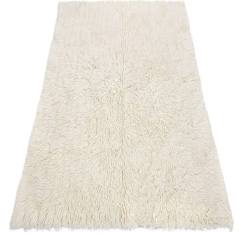 RugsX Flokati Woolen Bedcover Rug