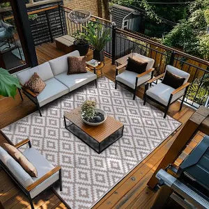 Green Decore Nirvana Reversible Outdoor Rug