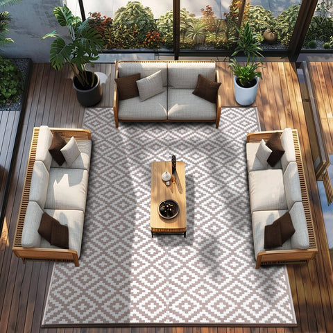Green Decore Nirvana Reversible Outdoor Rug