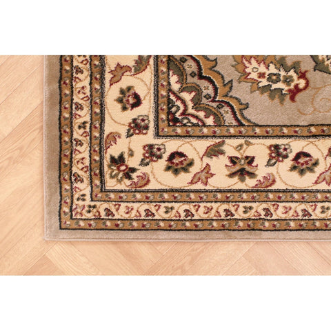 Sherborne Rug Traditional Classic Oriental Bedroom Living Room Rug Green / Large 160x230 cm (5'3''x7'7'')