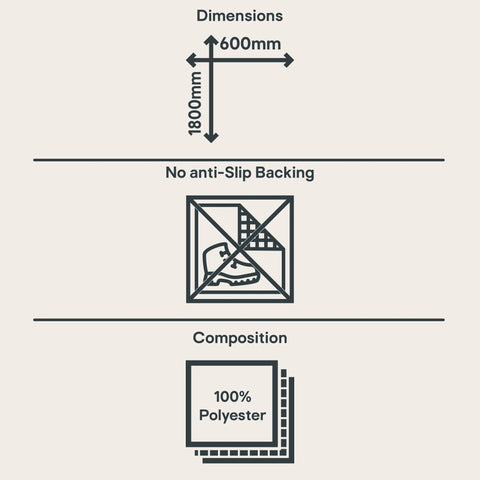 Likewise Rugs & Matting Zarah Washable Runner