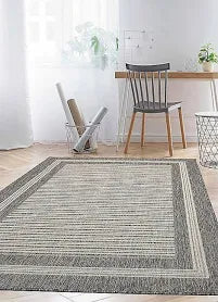 The Homemaker Rugs Collection Flatweave Gel Border Rug
