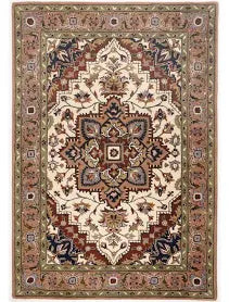 Theko Royal Heriz Classic Hand Knotted Wool Rug
