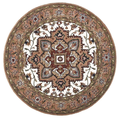 Theko Royal Heriz Classic Hand Knotted Wool Rug