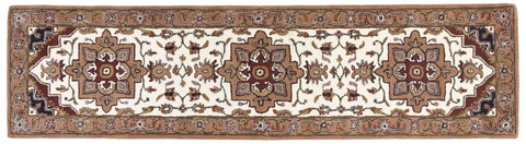 Theko Royal Heriz Classic Hand Knotted Wool Rug