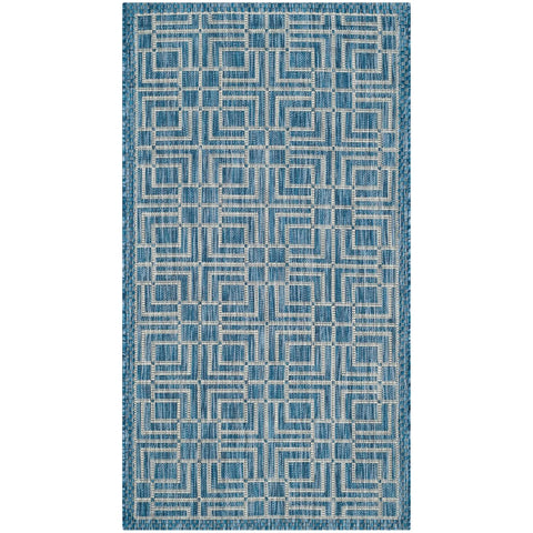 Nantucket Navy/Grey Indoor/Outdoor Area Rug SAFAVIEH Rug Size: Rectangle 121 x 170cm