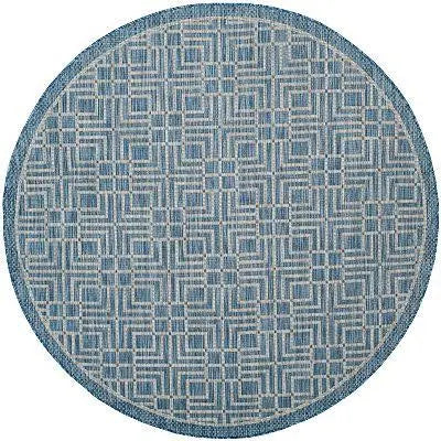 Nantucket Navy/Grey Indoor/Outdoor Area Rug SAFAVIEH Rug Size: Rectangle 121 x 170cm