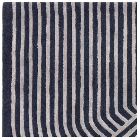 Asiatic Matrix Solstice Navy 120cm x 170cm Rug