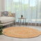 Esselle Heaton Circle Woven Jute Rug