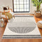 Corum Black/Off-White Rug Blue Elephant Rug