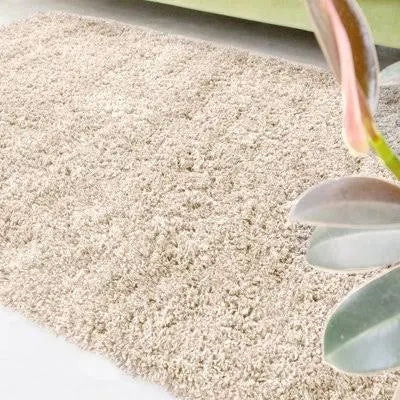 Ecru Cream Thick Soft Shaggy Runner Rug 60X240CM