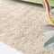 Ecru Cream Thick Soft Shaggy Runner Rug 60X240CM