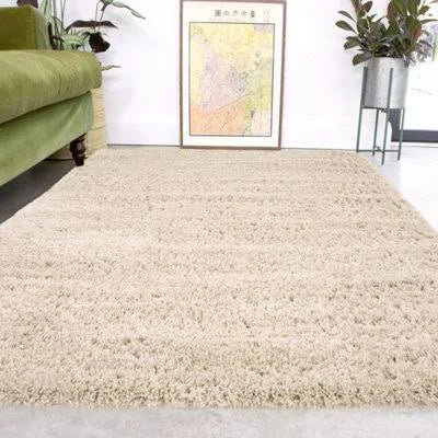 Ecru Cream Thick Soft Shaggy Runner Rug 60X240CM