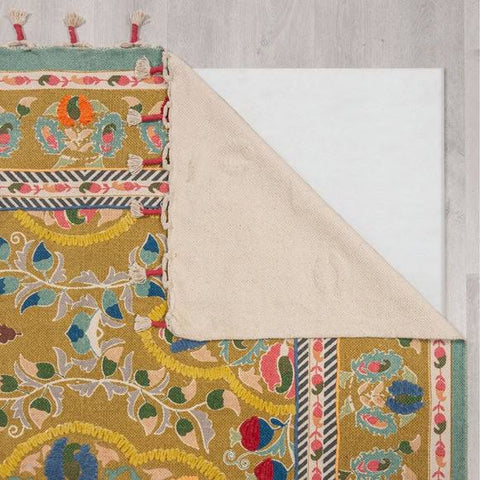 Dunelm Rani Embroidered Floral Rug