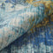 Concept Looms Lux Washable Abstract Blue Gold Rug