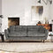 Dunelm Anders Large 3 Seater Sofa, Green, House Velvet Olive