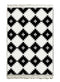 Rozi Blanc and Noir Kilim Rug