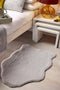 Dunelm Supersoft Single Pelt Faux Fur Rug