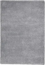Sierra Grey Shaggy Rug by Think Rugs - 080 x 150 (2'8" x 4'11")