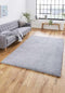Sierra Grey Shaggy Rug by Think Rugs - 080 x 150 (2'8" x 4'11")