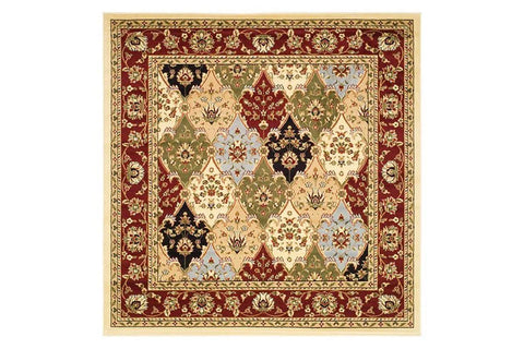 SAFAVIEH Lyndhurst Geometric Border Diamonds Runner Rug